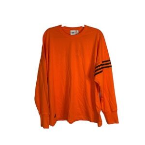 Adidas Men’s Semi Impact Orange Long Sleeved T-Shirt Size M NWT